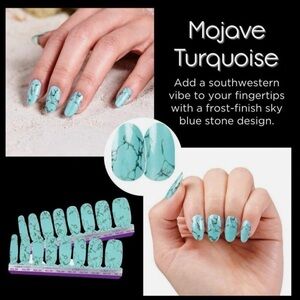 Color Street Nail Polish Strips: Mojave Turquoise
